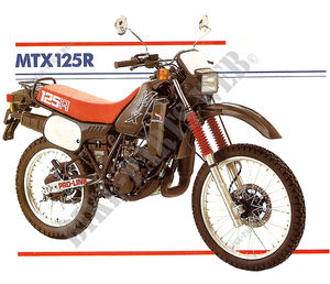 125 MTX 1986 MTX125RWF2