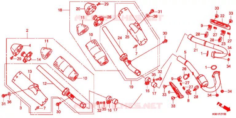 UITLAATDEMPER(2) Honda MOTO 250 CRF 2018  CRF250RJ