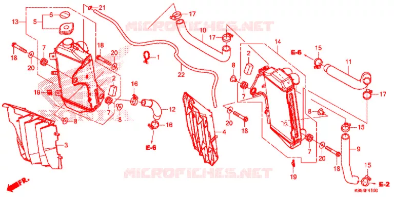 RADIATOR Honda MOTO 250 CRF 2018  CRF250RJ