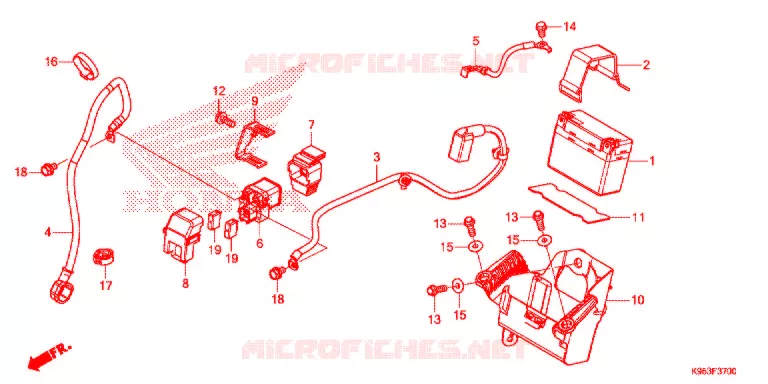 GEREEDSCHAP/ACCUVAK Honda MOTO 250 CRF 2018  CRF250RJ