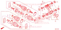 ACHTER KNOKKEL/ACHTER AANDRIJFAS voor Honda FOURTRAX 500 RUBICON DCT 2018