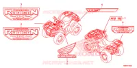 EMBLEEM/STREEP voor Honda FOURTRAX 500 RUBICON DCT 2018