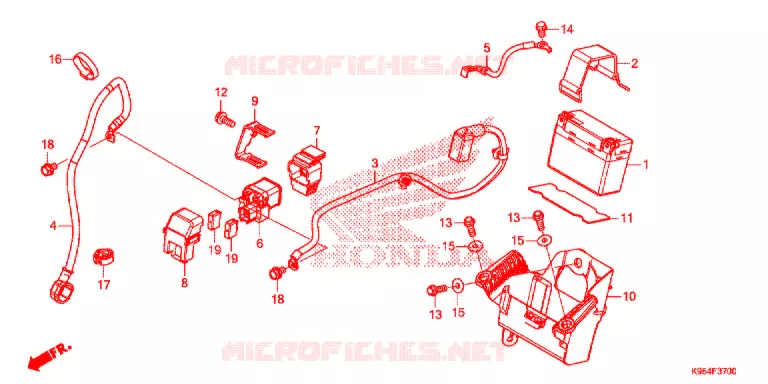 GEREEDSCHAP/ACCUVAK Honda MOTO 250 CRF 2018  CRF250RJ