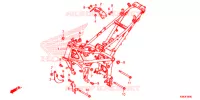 FRAME CHASSIS voor Honda CB 125 R ABS 2018