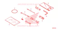 GEREEDSCHAP/ACCUVAK voor Honda CB 125 R ABS 2018