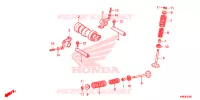 NOKKENAS/KLEP voor Honda CB 125 R ABS 2018