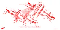 OPSTAP/PEDAAL voor Honda CB 125 R ABS 2018