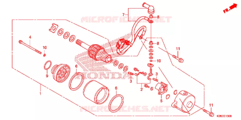 STARTMOTOR Honda MOTO 125 MSX 2019  MSX125AJ