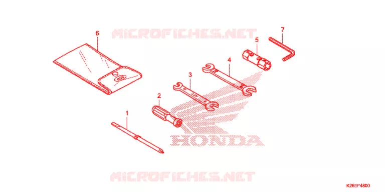 GEREEDSCHAP/ACCUVAK Honda MOTO 125 MSX 2020  MSX125J_CA