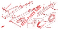 ZWAAI ARM/KETTINGKAST voor Honda CBF 125 2011