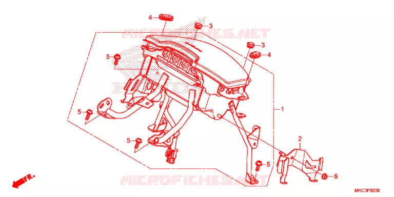 AIRBAG MODULE Honda MOTO 1800 GOLD-WING 2018  GL1800DAJ