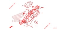 ZITTING/BAGAGEBOX voor Honda SPACY 110 2020