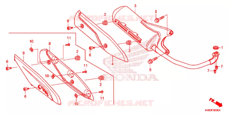 UITLAATDEMPER(2) Honda SCOOTER 110 SPACY 2019  SCR1105WHJ