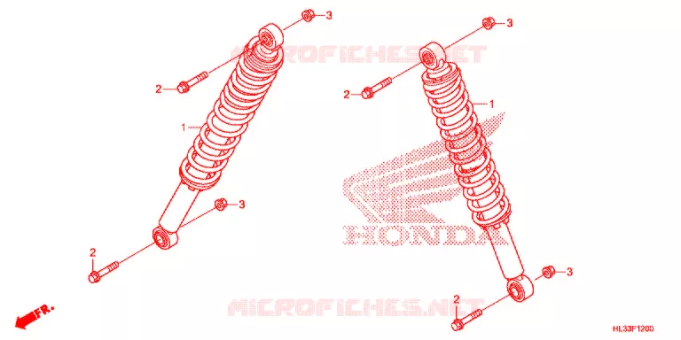 VOOR KUSSEN Honda ATV 700 PIONEER 2018  SXS700M4J