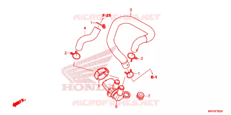 LUCHTINJECTIE SOLENOIDEKLEP Honda MOTO 1000 AFRICA-TWIN 2018  CRF1000A2J