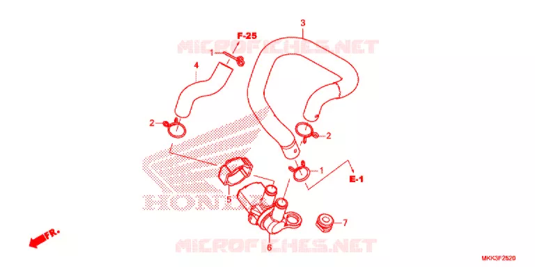 LUCHTINJECTIE SOLENOIDEKLEP Honda MOTO 1000 AFRICA-TWIN 2018  CRF1000DJ