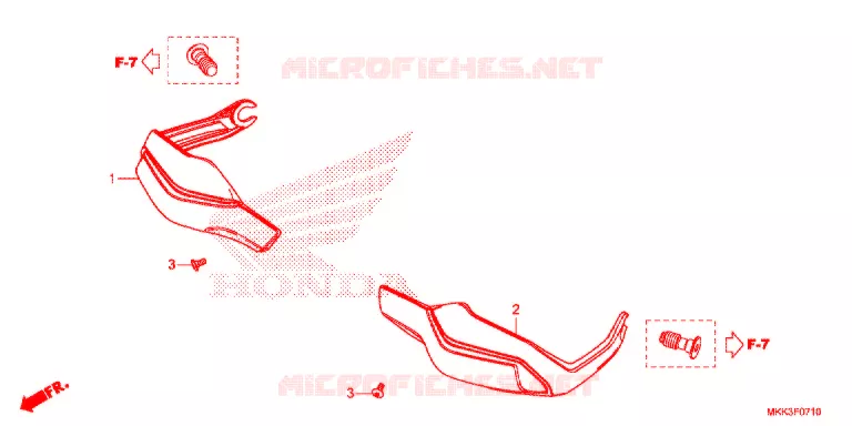  HANDKAP Honda MOTO 1000 AFRICA-TWIN 2021  CRF1000AJ