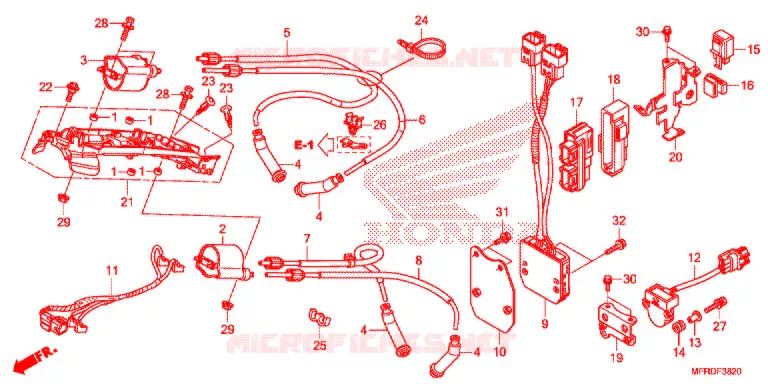 ONTSTEKINGSSPOEL/ECU Honda MOTO 1300 VT 2017  VT1300CXAH