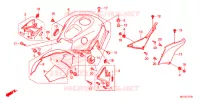 BOVENSTE BESCHUTTING voor Honda CBR 600 RR ABS RED 2017