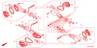 KNIPPERLICHT voor Honda CBR 600 RR ABS RED 2017