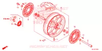 VOOR WIEL voor Honda CBR 600 RR ABS RED 2017