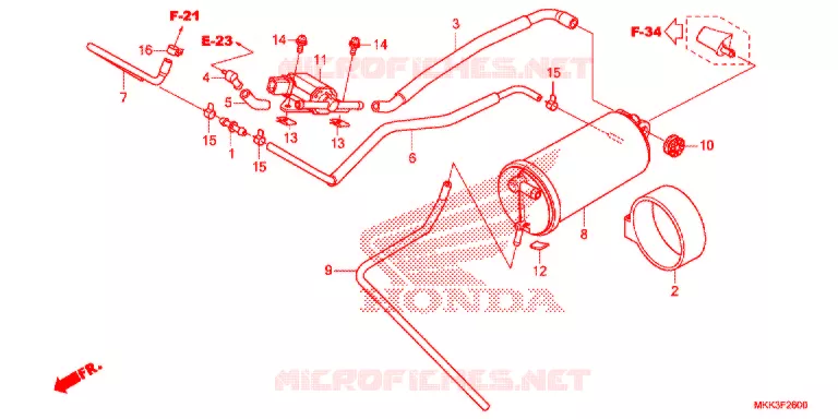 KOOLSTOFBUS Honda MOTO 1000 AFRICA-TWIN 2018  CRF1000DL2J