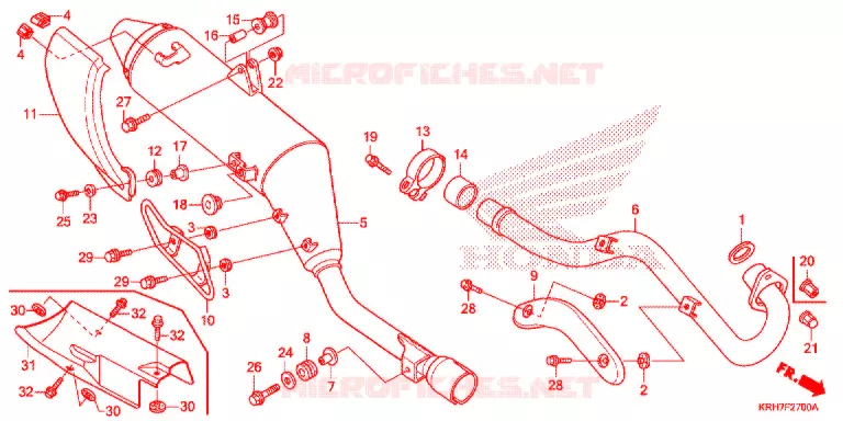 UITLAATDEMPER(2) Honda MOTO 150 XR 2017  XR150LEKH