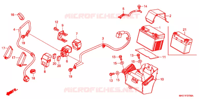 GEREEDSCHAP/ACCUVAK Honda MOTO 450 CRF 2018  CRF450RJ