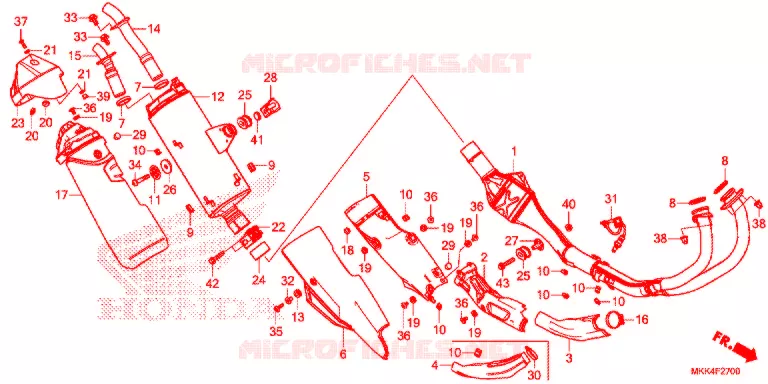 UITLAATDEMPER(2) Honda MOTO 1000 AFRICA-TWIN 2018  CRF1000A2J