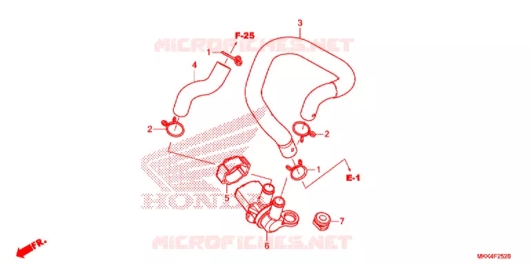 LUCHTINJECTIE SOLENOIDEKLEP Honda MOTO 1000 AFRICA-TWIN 2018  CRF1000AJ