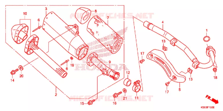 UITLAATDEMPER(2) Honda MOTO 150 CRF 2018  CRF150RBJ