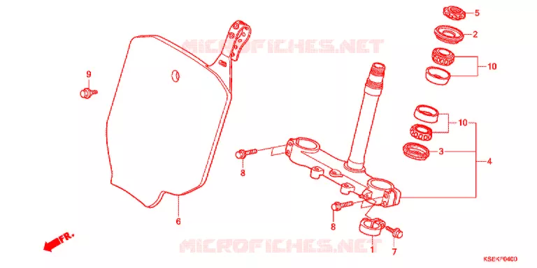 STURING STANG/BOVENSTE BRUG Honda MOTO 150 CRF 2021  CRF150RJ