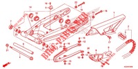ZWAAI ARM/KETTINGKAST voor Honda CRF 250 L ABS 2018