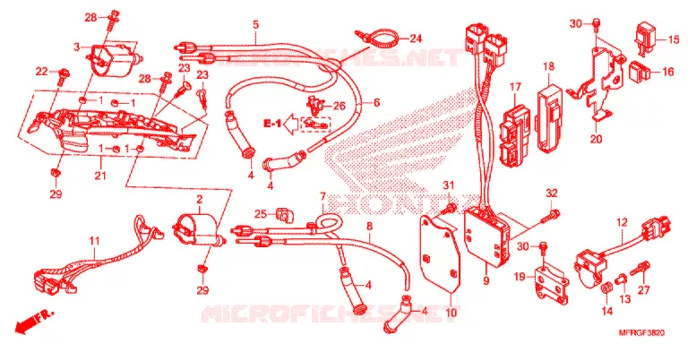 ONTSTEKINGSSPOEL/ECU Honda MOTO 1300 VT 2018  VT1300CXAJ
