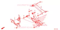ACHTER ARM voor Honda FOURTRAX 500 RUBICON IRS DCT EPS DELUXE 2018
