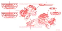 EMBLEEM/STREEP voor Honda FOURTRAX 500 RUBICON IRS DCT EPS DELUXE 2018