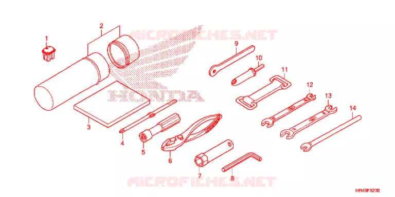 GEREEDSCHAP/ACCUVAK Honda ATV 500 FOURTRAX 2019  TRX500FM1K