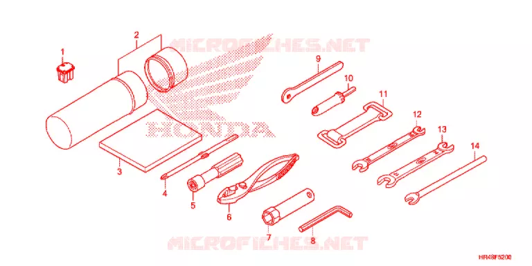 GEREEDSCHAP/ACCUVAK Honda ATV 500 FOURTRAX 2019  TRX500FM2K