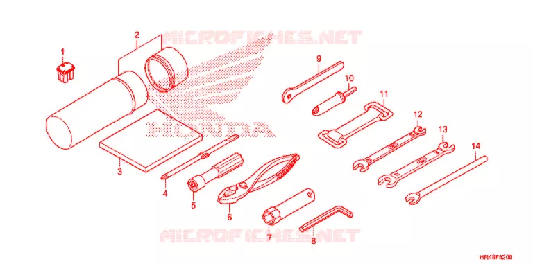 GEREEDSCHAP/ACCUVAK Honda ATV 500 FOURTRAX 2018  TRX500FM2J