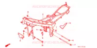 FRAME CHASSIS voor Honda NS1 50 1991