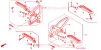 PEDAAL/OPSTAP voor Honda NS1 50 1991