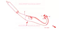UITLAATDEMPER(2) voor Honda NS1 50 1998
