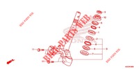 STURING STANG/BOVENSTE BRUG voor Honda SUPER CUB 125 ABS 2020