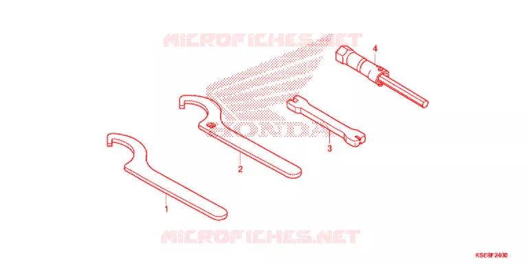 GEREEDSCHAP/ACCUVAK Honda MOTO 150 CRF 2019  CRF150RK