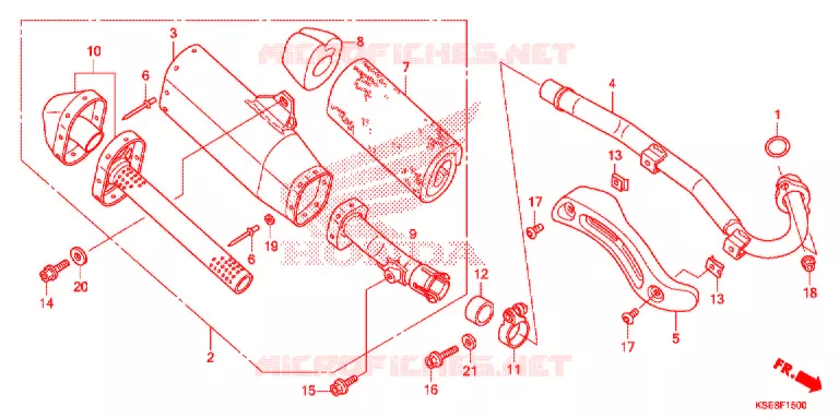 UITLAATDEMPER(2) Honda MOTO 150 CRF 2019  CRF150RBK