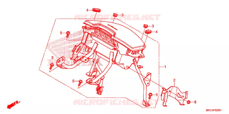 AIRBAG MODULE Honda MOTO 1800 GOLD-WING 2019  GL1800DAK