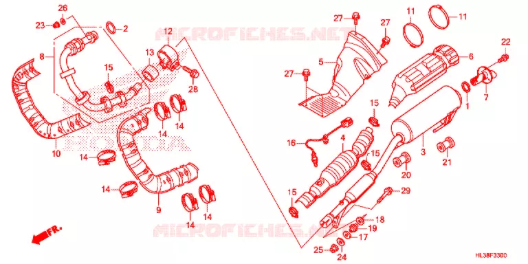 UITLAATDEMPER(2) Honda ATV 700 PIONEER 2019  SXS700M2K