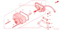 ACHTERLICHT/KENTEKEN LICHT voor Honda CHALY 50 1992