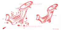 FRAME CHASSIS voor Honda CHALY 50 1992