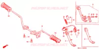 PEDAAL/OPSTAP voor Honda CHALY 50 1992